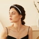 thumbnail image 2 of 6 diademas finas con diamantes de imitación, bandas decorativas para el cabello, tocados para mujer, bandas elásticas para el cabello., 2 of 7