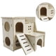 thumbnail image 5 of Wooden Hamster House Toy Bite Resistant Hamster Hideout House for Hamster Accessories Skipping Villa, 16x16x5cm / 6.3x6.3x2.0in, 5 of 5