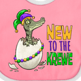 thumbnail image 4 of Inktastic New to the Krewe Mardi Gras Baby Alligator Boys or Girls Baby Bib, 4 of 4