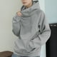 thumbnail image 5 of Sudaderas con capucha de cuello alto para hombres, ropa de calle Ninja, sudaderas con letras bordadas, Hip Hop, moda Vintage, forro polar, otoño, 5 of 5