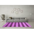 thumbnail image 3 of Ahgly Company Indoor Round Abstract Purple Modern Area Rugs, 6' Round, 3 of 4