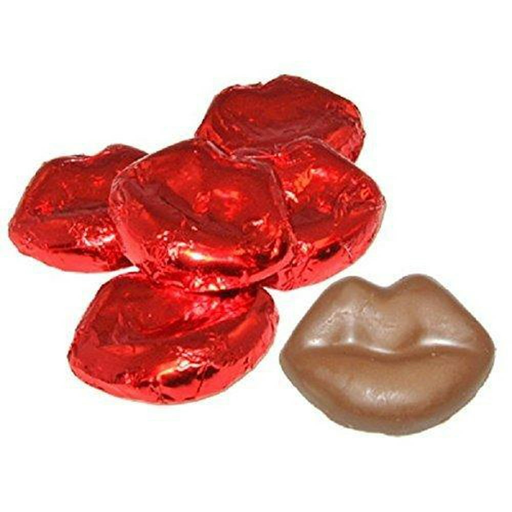 Madelaine Premium Milk Chocolate Lips - Valentine Kiss Chocolate Candy
