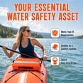 thumbnail image 2 of Boat Throwable Flotation Device, Universal Floating Foam Cushion, Type IV Boat Cushion, Portable Waterproof Marine Throw Cushion for Boating 0.34oz, 2 of 7
