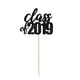 thumbnail image 4 of 20 UNIDS GLITTER 2019 ADORNOS PARA PASTEL FRUTAS DE QUESO DECORACIÓN DE GRADUACIÓN negro Sunnimix Cake Topper Decor, 4 of 8