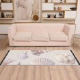 thumbnail image 2 of Yayeee Runner Rug for Bedroom 2'x6' Machine Washable Hallway Non Slip Mat, Purple Watercolor Seashells, 2 of 8
