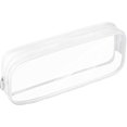thumbnail image 1 of Clear Pencil Bag, Clear Exam Pencil Case, Waterproof PVC Zippered Comestic Storage Pouch, Travel Luggage Pouch Make up Cosmetic Bag (White), 1 of 5