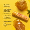 thumbnail image 3 of Burt's Bees 100% Natural Origin Moisturizing Lip Balm, with Beeswax, Vitamin E & Peppermint Oil, 3 Tubes, 3 of 12