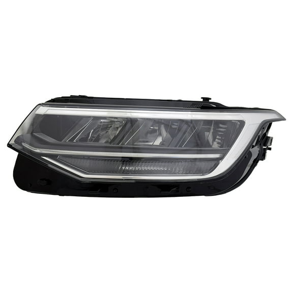 New Left Headlights Compatible With Volkswagen Tiguan S SE R-Line Black Sport Utility 4-Door 2.0L 2022 2023 By Part Numbers 5NL 941 035 A VW2502184 762405-43521-3 20-19130-00-9