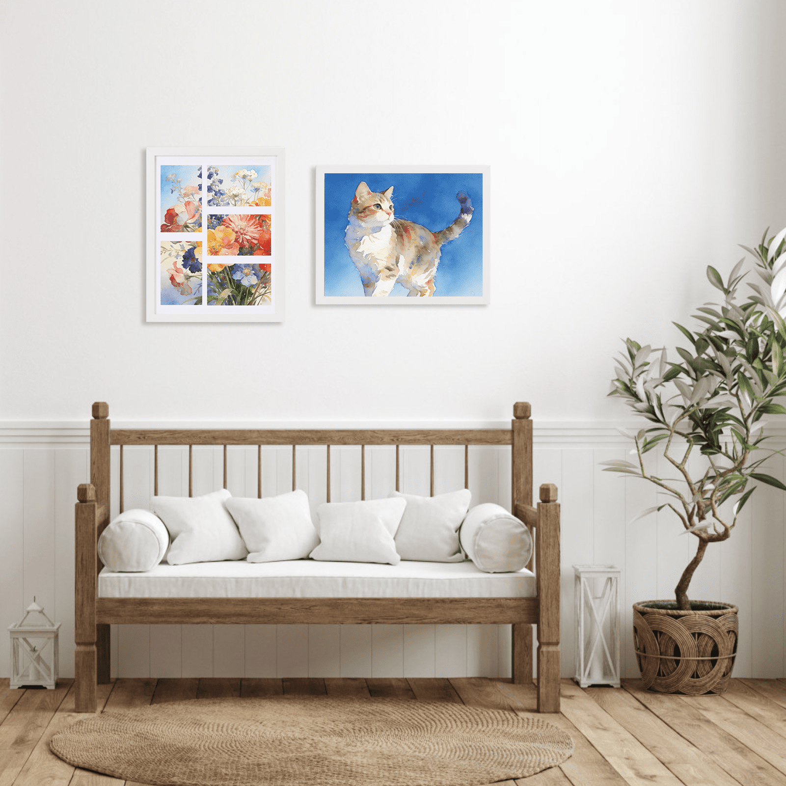 5 Opening 4x6 Collage Picture Frames for Wall Mounted, 4 Pack