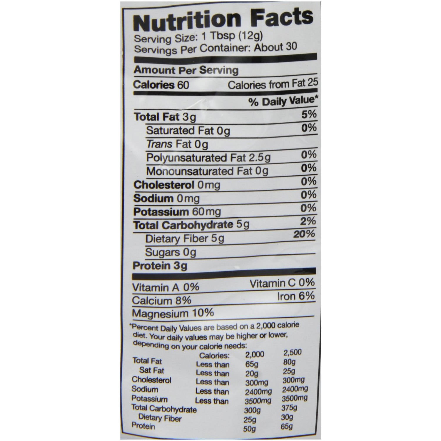 Nutrition Facts On Chia Seeds Nutrition Daily regarding Nutrition Facts Chia Seeds
