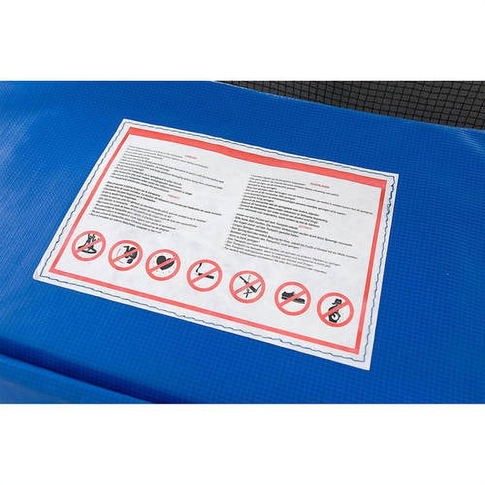 Merax 15-Foot Trampoline, with Enclosure Set, Blue