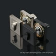 thumbnail image 2 of Invisible Door Lock Indoor Door Lock Sliding Door Single Side With Key Lock, 2 of 6
