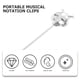 thumbnail image 3 of Saxo de metal Sax Clamp-On Clip bajo Clarinete Música Clamp Trompeta Lyre Marching Music Clip, 3 of 4
