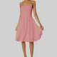 thumbnail image 1 of WILLBEST Vestidos Casuales Para Mujer Verano Mini Vestido Plisado Con Cintura Y Cuello Cuadrado Popular Con Dobladillo Corto, 1 of 3