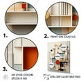 thumbnail image 3 of Designart "Essential Forms In Abstract Geometric White And Blue" Modern Geometric Wall Decor, 3 of 7