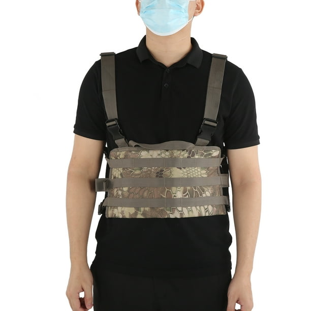 Inflatable Vest, 600d Ox Cloth Adjustable Straps Wearable Floating
