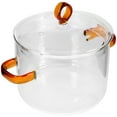 Gong Glass Stockpot Kitchen Noodle Pot Double Handle Cooking Pot