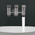 thumbnail image 6 of Xecvkr Stainless Steel Inlet 3 Way Faucet Compact Water Control Diverter Rust Leak Proof Bathroom Kitchen Universal Easy Install 1 Set, 6 of 6