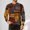 c01Yellow, variant on LNWUY Men's Vintage Printed Sweatshirts Crewneck Long Sleeve Loose Lightweight Athletic Tees Shirts Tops Blouse Blue XXXXL