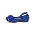 thumbnail image 4 of EC10 Girl Toddler Patent Round Toe Ankle Strap Bow Ballet Flat Size 5 - 10, 4 of 5