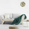 thumbnail image 2 of SKYSONIC Silent Wooden Round Wall Clock Paw Prints and Bowls Non Ticking Battery Operated Clocks for Home Office Living Room Bedroom, 2 of 3