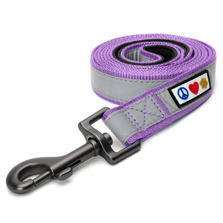 UPC: 0735255514360 | Pawtitas 6 FT Reflective Dog Leash Padded Handle – Orchid Leash for Small Dogs and Puppies.
