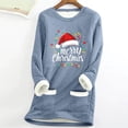 thumbnail image 2 of Fall Saving Talove Long Sleeve Shirts for Women Funny Graphic Sweatshirt Fall Fashion Must Haves Long Sleeve Shirts Womens Tops Trendy Casual Christmas Shirts, 2 of 3