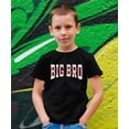 thumbnail image 6 of Big Bro Baseball Shirt Toddler and Kids Sibling Announcement Graphic Tee Vintage Red Shirt 5-6, 6 of 8