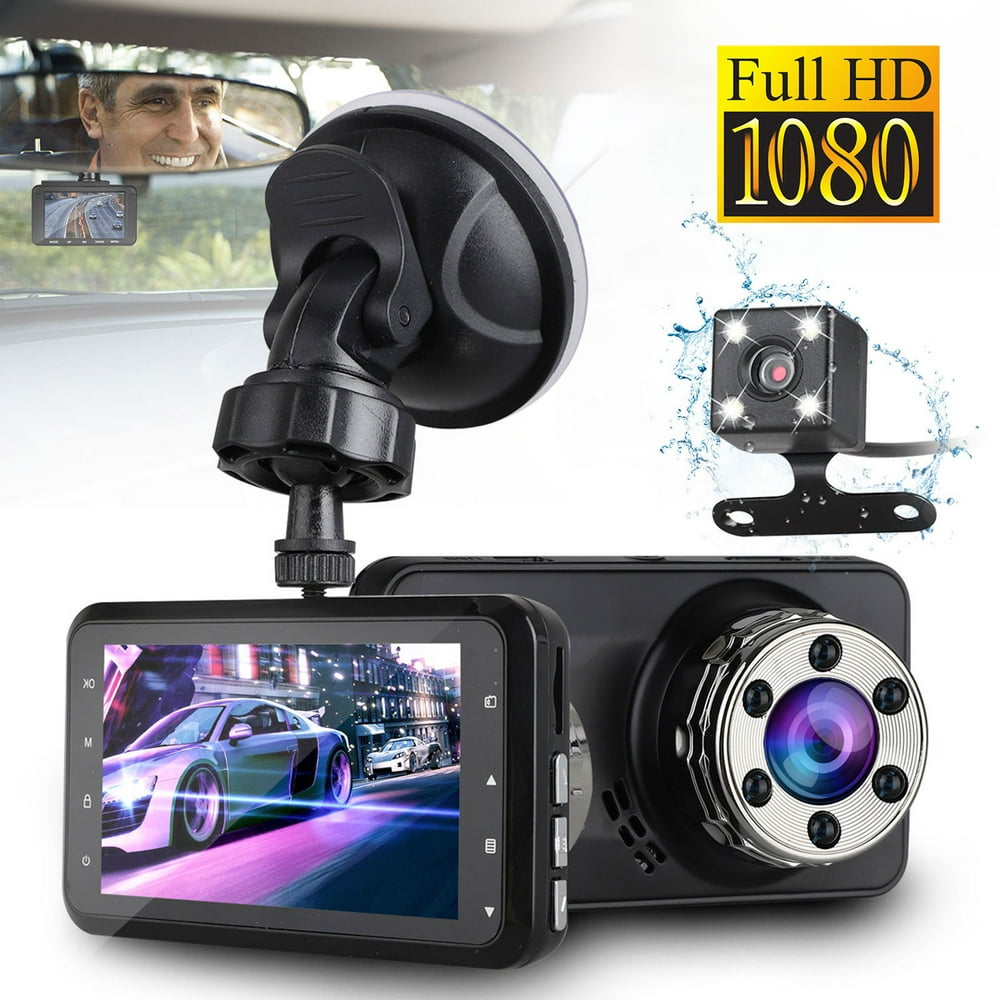 Dual Dash Cam, 1080P Front and Rear Inside Cabin Cameras, TSV 170¡ãWide Angle Dashboard Camera
