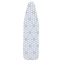 Household Essentials Deluxe Ironing Board Cover and Pad, Blue Magic Rings Pattern