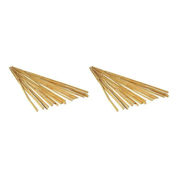 Hydrofarm 4-Foot High Strength Natural Finish Bamboo Stakes (50 Stakes) | HGBB4