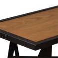 thumbnail image 3 of Baxton Studio Console Bois et Métal Allaire en Bronze Foncé, 3 of 8