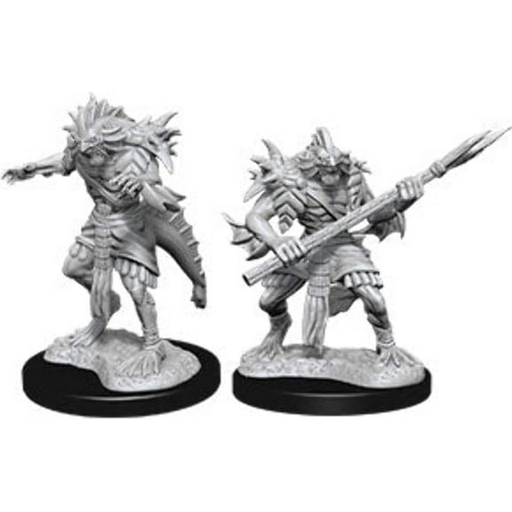 WizKids WZK90073 Dungeons & Dragons Nolzurs Marvelous Unpainted Miniatures - Sahuagin Wave 12