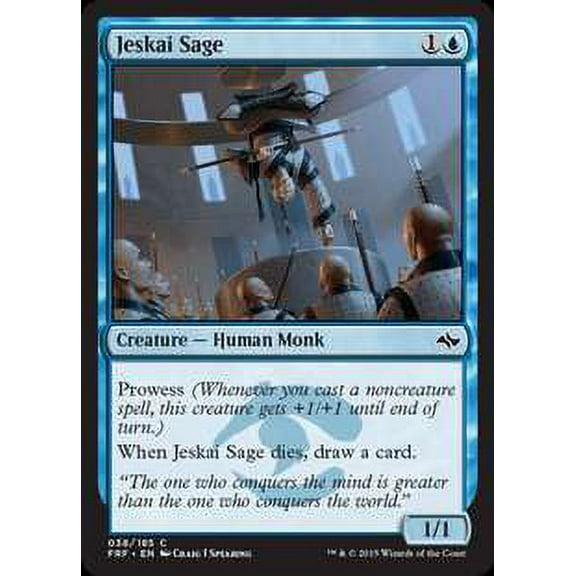 MtG Fate Reforged Common Jeskai Sage (Foil) #38
