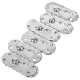 thumbnail image 2 of KAKOWELY mount bed rail brackets 6 Sets Mount Bed Rail Brackets Bed Parts Bed Rail Support Bracket Bed Rail Fastener Bed Frame Bracket Heavy Duty Bed Rail Fastener, 2 of 4