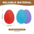 thumbnail image 2 of Uxcell Hand Exercise Ball, Squeeze Ball Stress Ball for Adults Grip Strengthening Occupational Equipment Red/Blue/Purple, 2 of 7