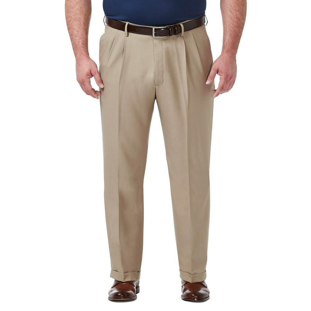 Haggar Big & Tall Haggar Premium Comfort ExpandableWaist ClassicFit