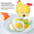 thumbnail image 4 of Yazoeia Electric Egg Cooker Multifunction Chicken Shape Rapid Egg Boiler 7 Egg Capacity Automatic Shut Off Mini Breakfast Machine (EU Plug 220V) CJC912-105978, 4 of 8