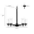 thumbnail image 5 of 5515-MG Millennium Lighting Huderson - 5 Light Chandelier-23 Inch Tall and 26 Inch Wide-Modern Gold Finish    -Traditional Installation, 5 of 7