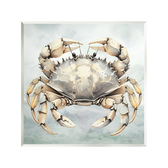 Stupell Industries Detailed Sea Crab Animals & Insects Painting Unframed Art Print Wall Art, 12 x 12