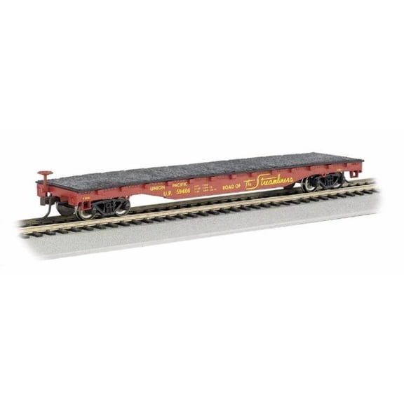 Bachmann 17303 HO Scale Union Pacific #59486 - 52' Flat Car