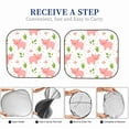 thumbnail image 4 of Lsque Funny Little Pigs 2 PCS Windshield Sun Shade | CarFoldable Window Covers | Car Accessories Reflect UV for Universal Cars SUV Truck | Large, 4 of 7