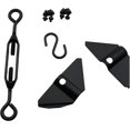 thumbnail image 2 of shiyou-Taodan A Set of Anti Sag Gate Kits Wooden Fence Anti-Sag Gate Support Cable Kit Outdoor Wooden Gate Repair Hardware Kit for String Light Hanging Kit Sliding Gate Kit Cable Railing, 2 of 4