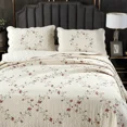 3pc cotton Bedspread on the bed French pastoral style bed cover summer