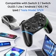 thumbnail image 2 of Controlador Honghao Switch/Switch 2 Wireless Pro para Tesla, 2 of 7