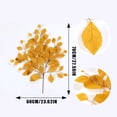 thumbnail image 3 of Lifelike Red Leaves for Home Wedding Party Indoor Outdoor Background Wall Decoration, 3 of 4