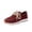 Wine, variant on Willtoo Women's Wedge Platform Loafers Slip On Casual Dressy Business Shoes with Arch Support Non-Slip Wide Widths Orthopedic Comfortable Footwear