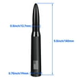 thumbnail image 6 of Eightwood Truck Car Stereo Antenna Car Antenna for F Series F150 Raptor F250 F350 F450 Super Duty Ranger Explorer Pickup Trucks Antenna Mast Vehicle Antenna Replacement, 6 of 9