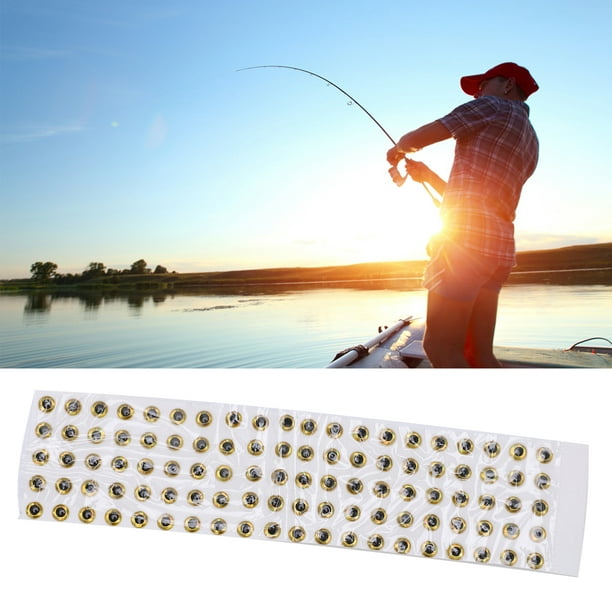 Fishing Lure Eye, 3mm Diameter DIY Materials Tool Fish Eye Stickers 3D  Lifelike For Making Fishing Lure For Making Fly Tying For Making Fishing  Bait