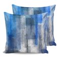 thumbnail image 7 of Outdoor Throw Pillow Cover Blue Grey White Gradient Blocks Waterproof Cushion Covers 2 Pack Abstract Graffiti Painting Pillow Cases Home Decoration for Patio Garden Couch Sofa, 7 of 7